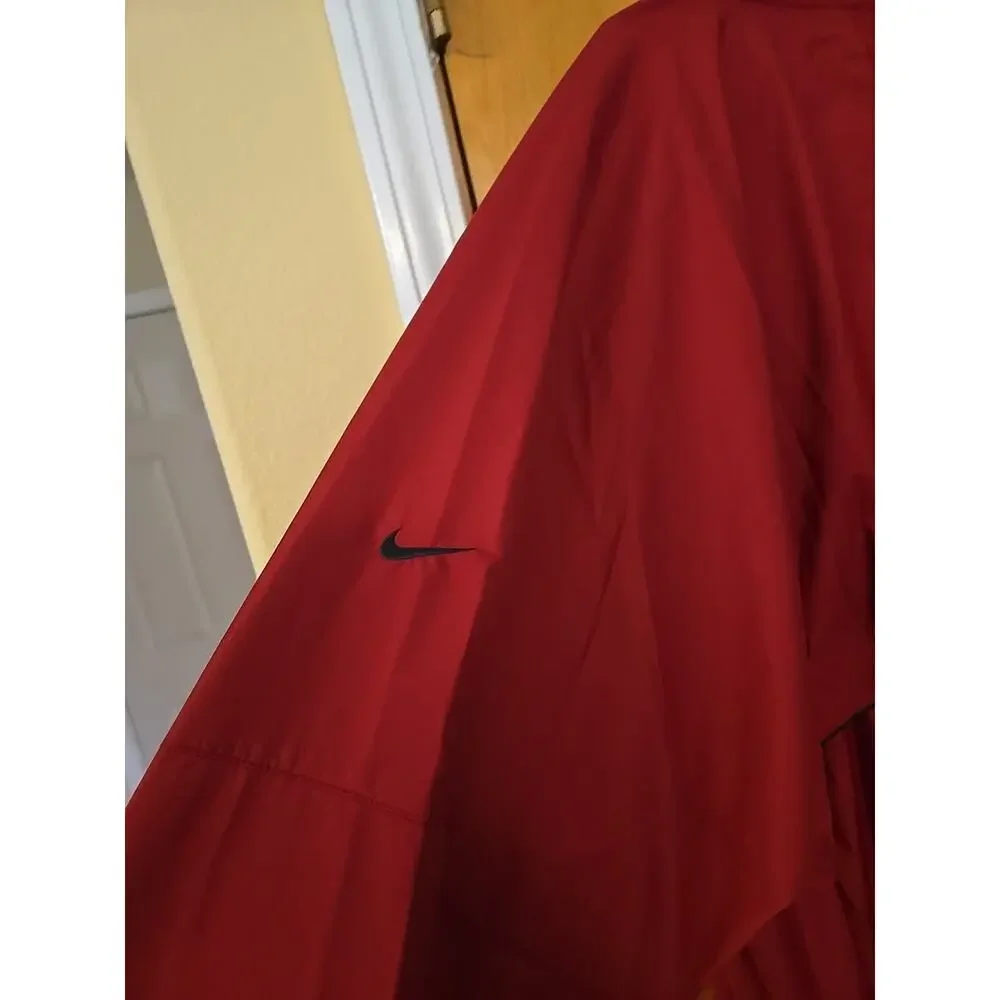 NIKE Windbreaker Jacket Maroon New ! 2XL Vintage Y2K 
